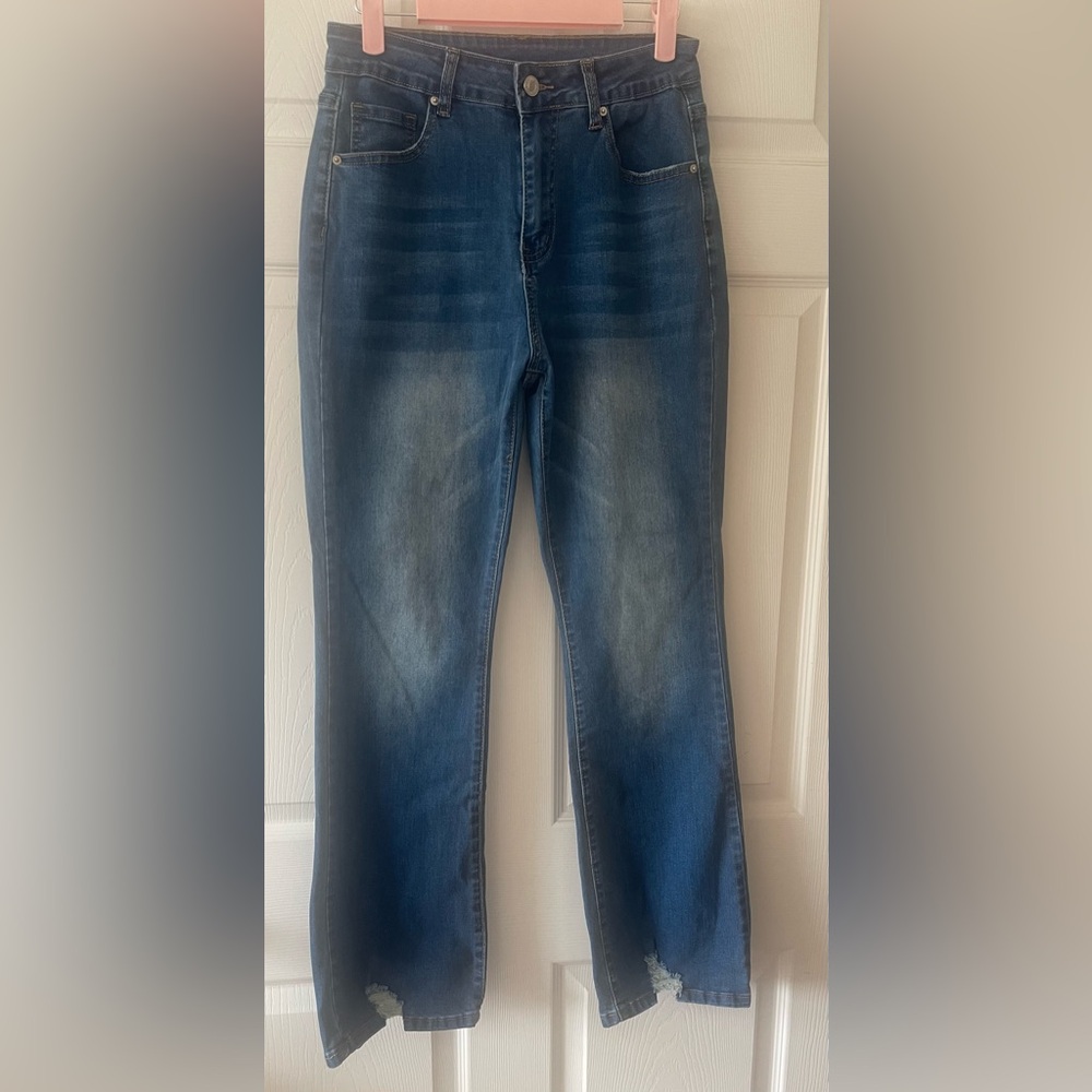Classic Blue Straight Leg Jeans